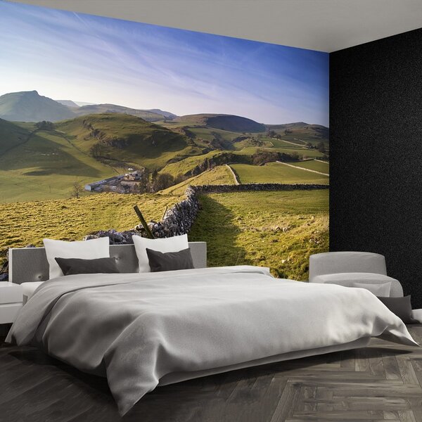Carta da parati Hill Chrome 104x70 cm