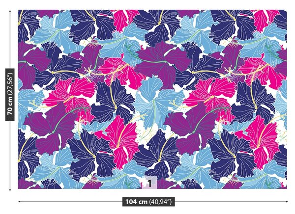 Carta da parati Ibisco 104x70 cm
