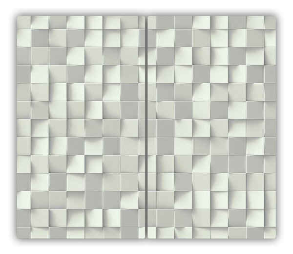 Tagliere in vetro Sfondo geometrico 60x52 cm