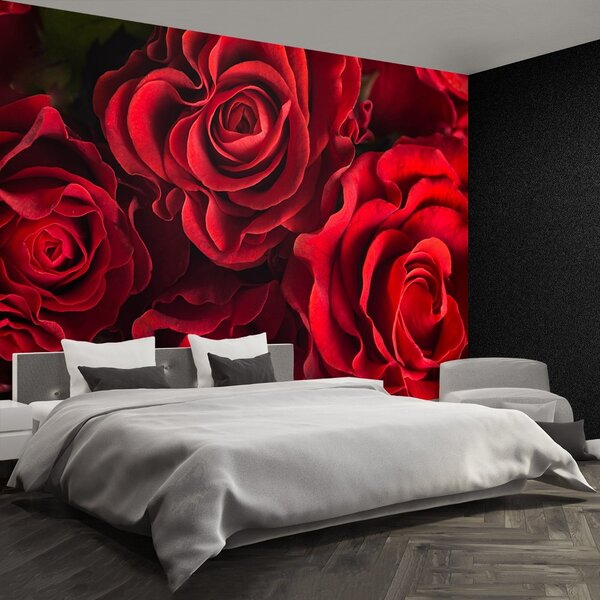 Carta da parati Rose rosse 104x70 cm