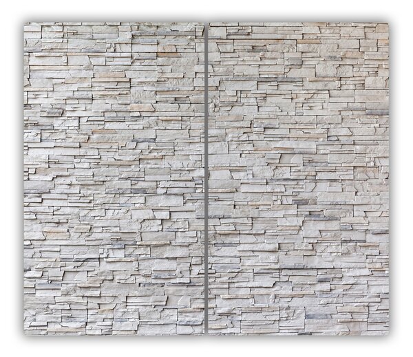 Tagliere in vetro Muro di pietra 60x52 cm