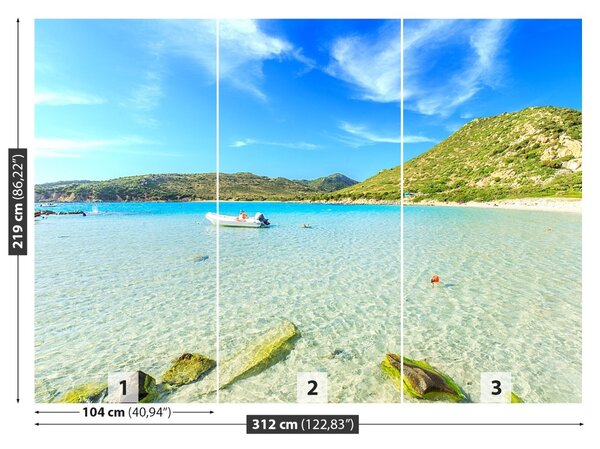 Carta da parati Bay Beach 104x70 cm