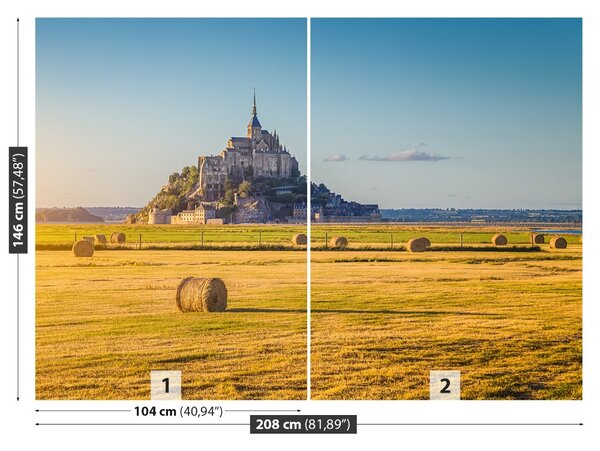 Carta da parati Le Mont Saintmichel 104x70 cm