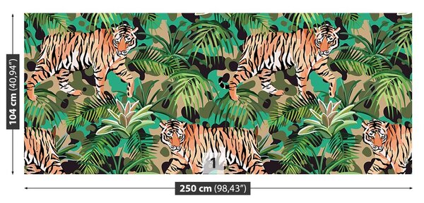 Carta da parati Jungle Tiger 104x70 cm