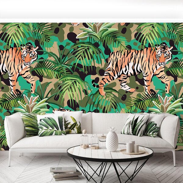 Carta da parati Jungle Tiger 104x70 cm