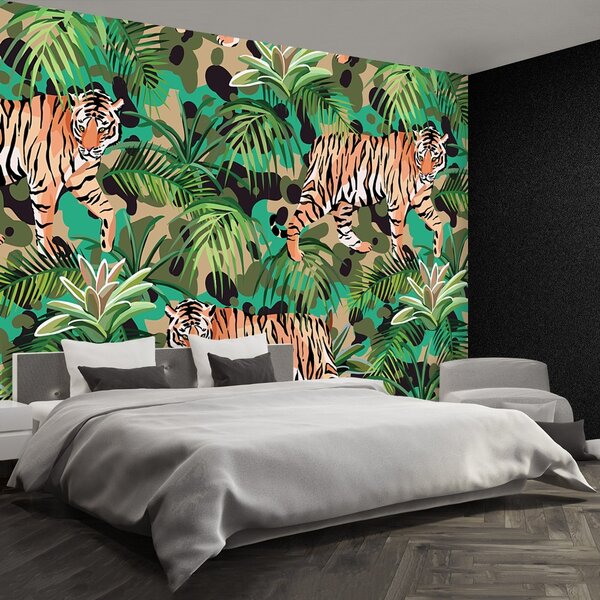 Carta da parati Jungle Tiger 104x70 cm
