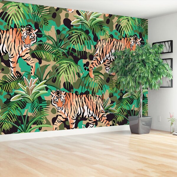 Carta da parati Jungle Tiger 104x70 cm