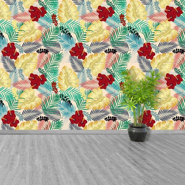 Carta da parati Fiori mostri 104x70 cm