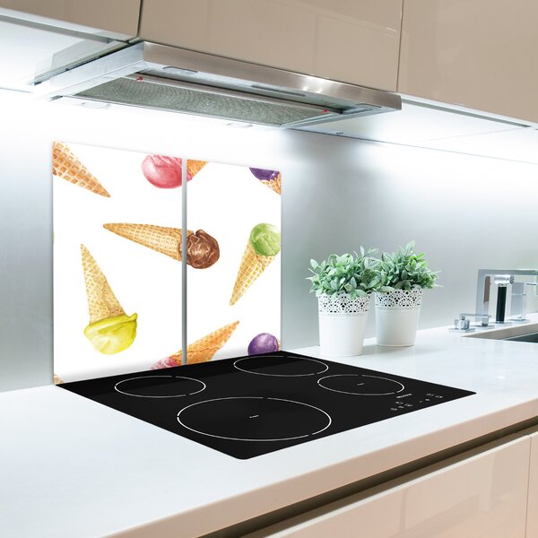 Tagliere in vetro Gelato 60x52 cm