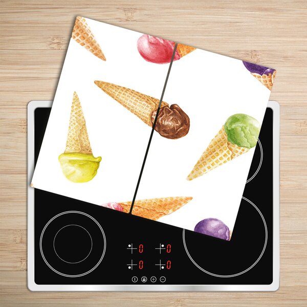 Tagliere in vetro Gelato 60x52 cm