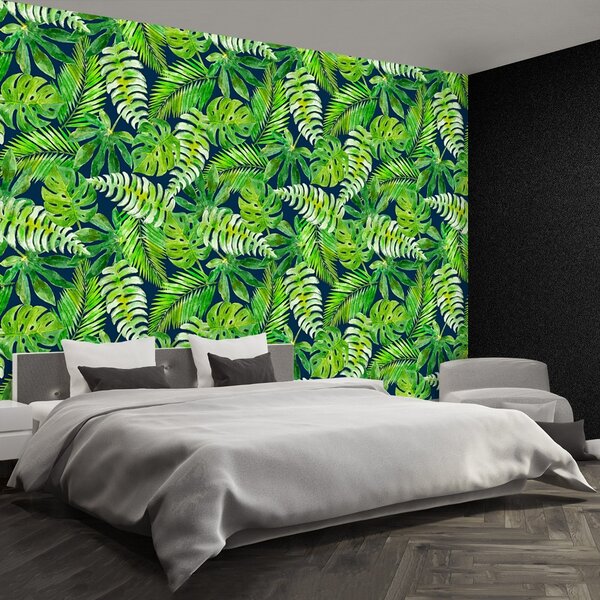 Carta da parati Foglie tropicali 104x70 cm