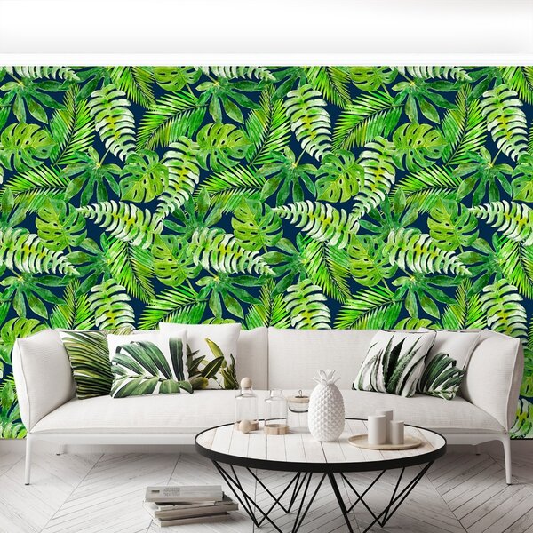 Carta da parati Foglie tropicali 104x70 cm