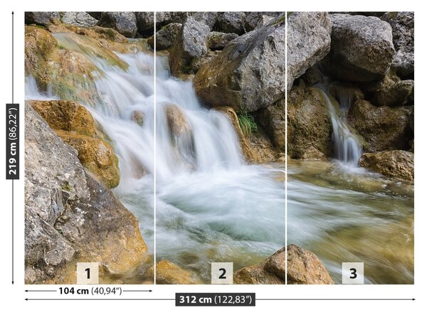 Carta da parati Cascata 104x70 cm