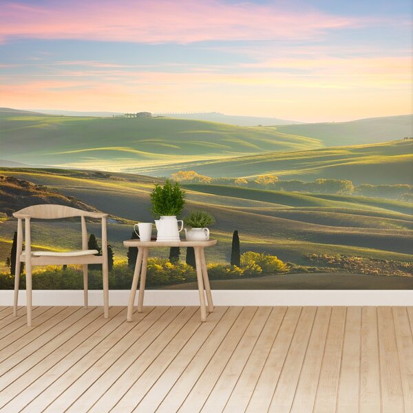 Carta da parati Cypressy toscana 104x70 cm