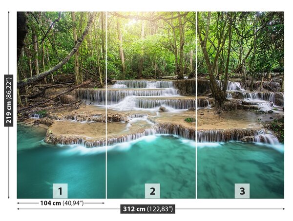 Carta da parati Cascata 104x70 cm