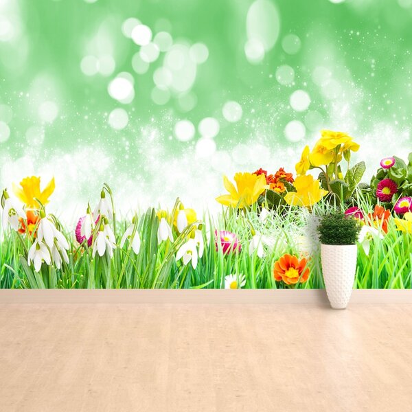 Carta da parati Fiori di Pasqua 104x70 cm