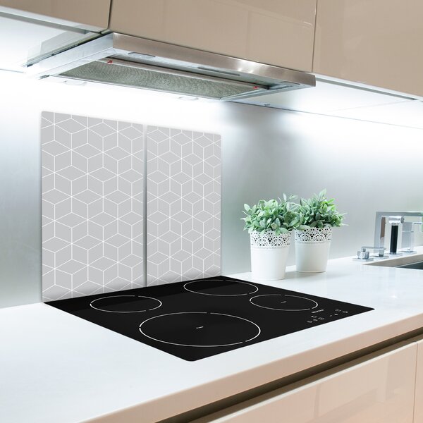 Tagliere in vetro Sfondo geometrico 60x52 cm
