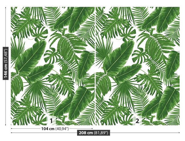 Carta da parati Foglie tropicali 104x70 cm