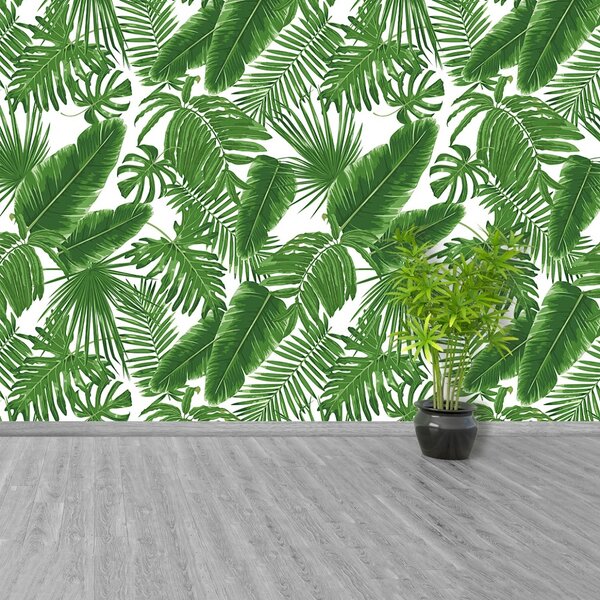 Carta da parati Foglie tropicali 104x70 cm