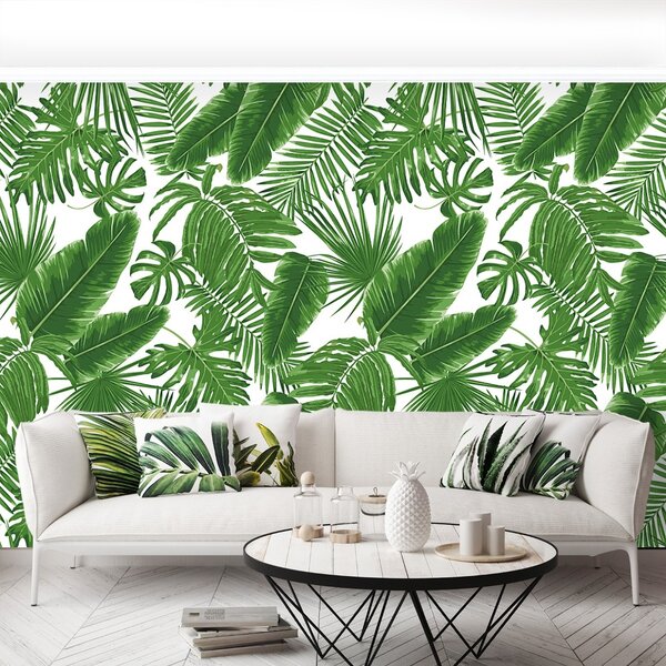 Carta da parati Foglie tropicali 104x70 cm