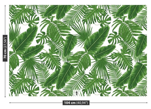 Carta da parati Foglie tropicali 104x70 cm