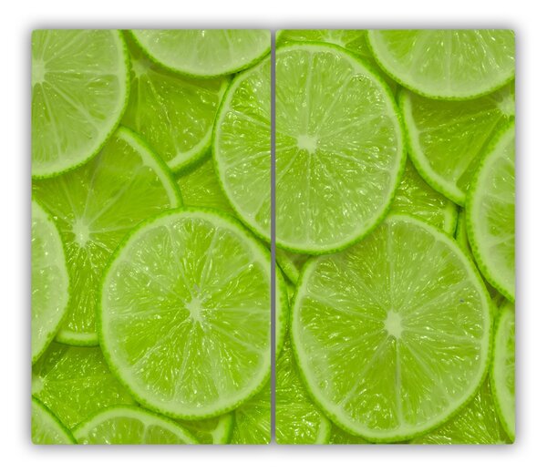 Tagliere in vetro Lime 60x52 cm
