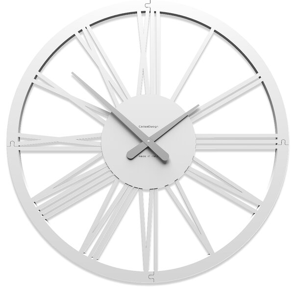 CalleaDesign Orologio da parete Pompei color bianco