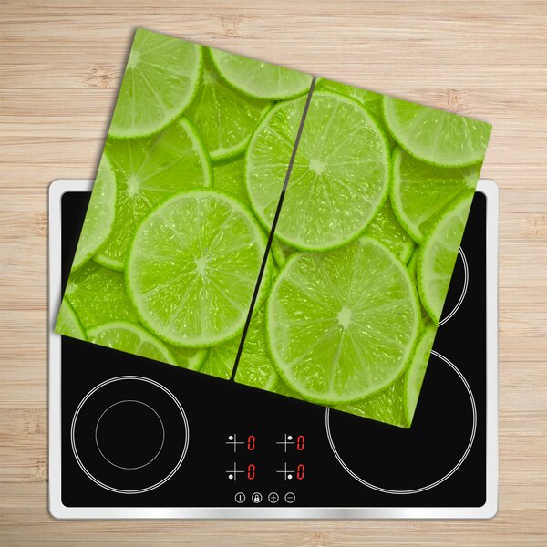 Tagliere in vetro Lime 60x52 cm