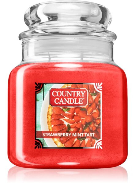 Country Candle Strawberry Mint Tart candela profumata 453 g