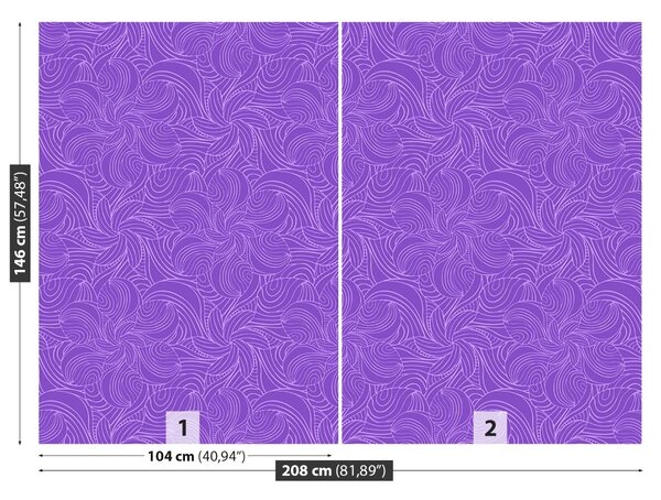 Carta da parati Pattern floreale 104x70 cm