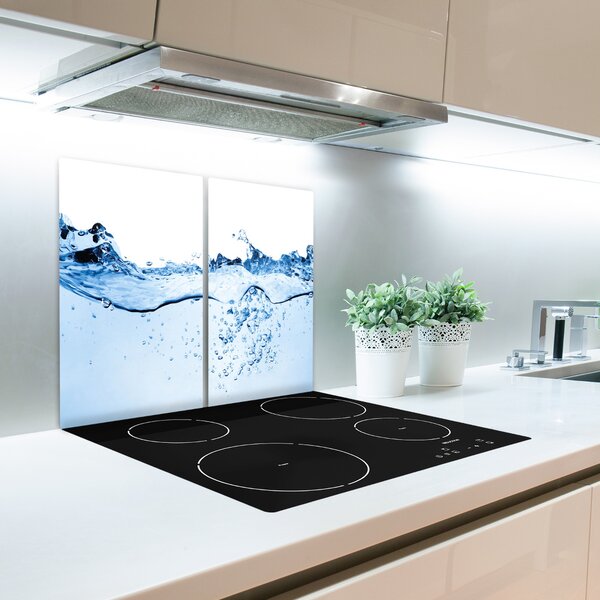 Tagliere in vetro Acqua 60x52 cm