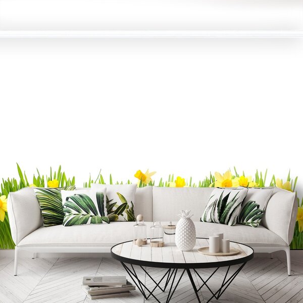 Carta da parati Narcissus White 104x70 cm