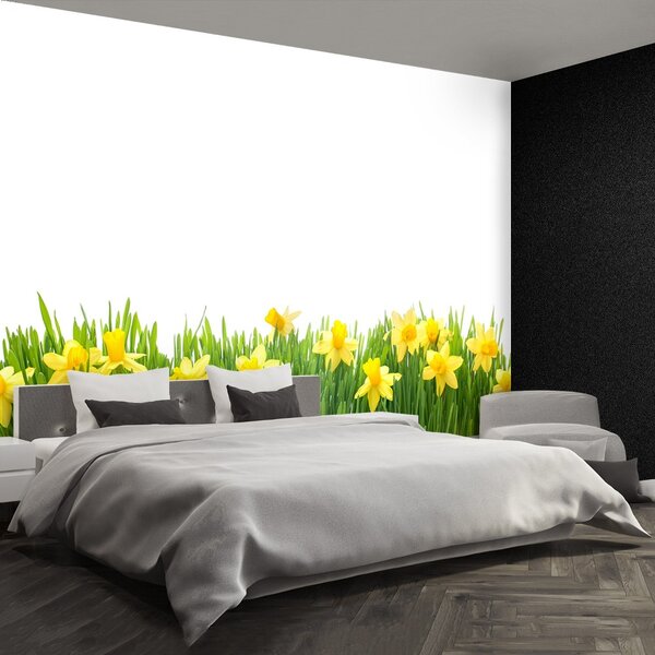 Carta da parati Narcissus White 104x70 cm