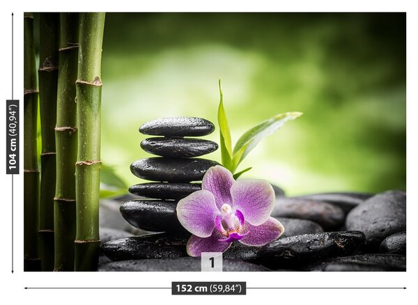 Carta da parati Orchidea zen 104x70 cm