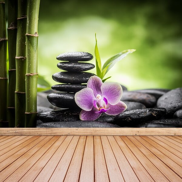 Carta da parati Orchidea zen 104x70 cm