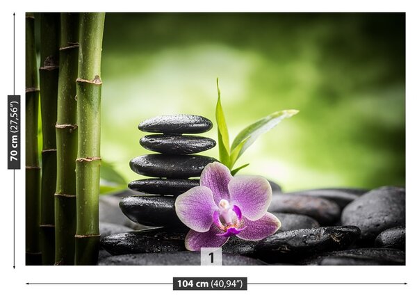 Carta da parati Orchidea zen 104x70 cm