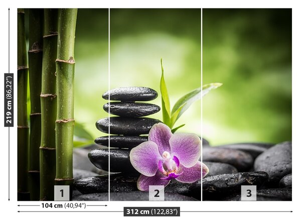 Carta da parati Orchidea zen 104x70 cm