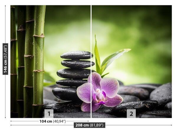 Carta da parati Orchidea zen 104x70 cm