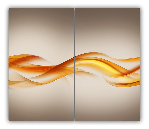 Tagliere in vetro Astrazione d'onda 60x52 cm