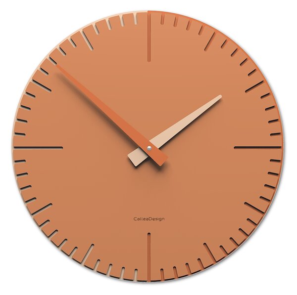 CalleaDesign Orologio da parete Exacto abbronzato