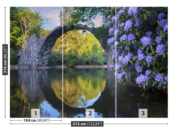Carta da parati Rododendri 104x70 cm