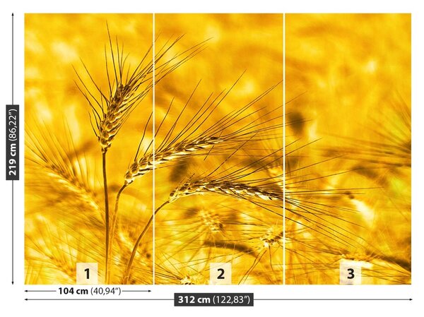 Carta da parati Campo di grano 104x70 cm
