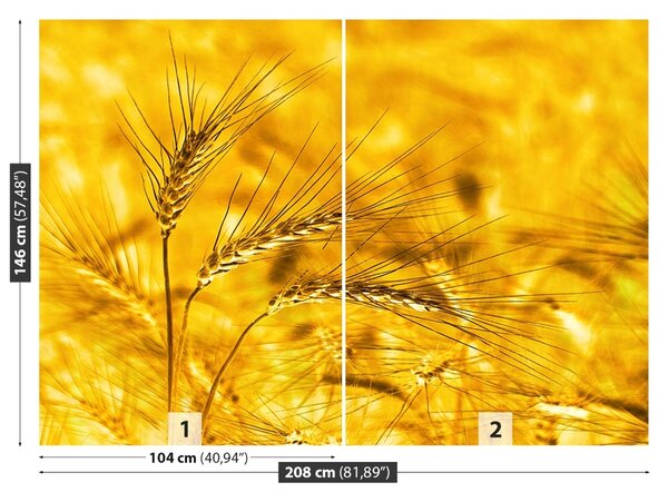 Carta da parati Campo di grano 104x70 cm