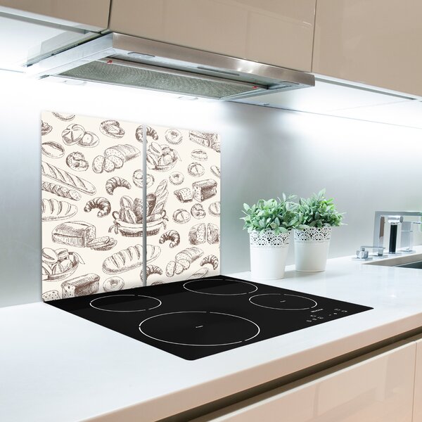 Tagliere in vetro Pane 60x52 cm