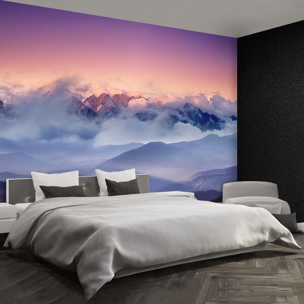 Carta da parati Nuvole di montagne 104x70 cm