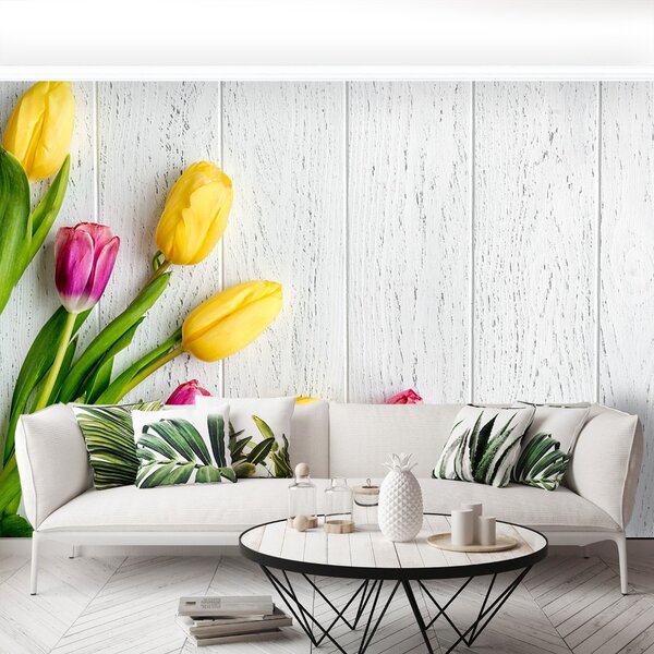 Carta da parati Tulipani gialli 104x70 cm