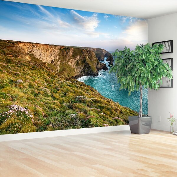 Carta da parati Cliff Sea 104x70 cm