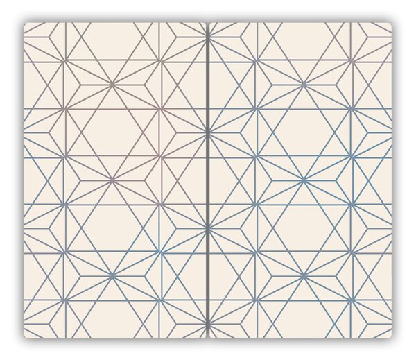 Tagliere in vetro Sfondo geometrico 60x52 cm