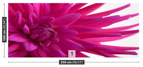 Carta da parati Dalia Pink 104x70 cm