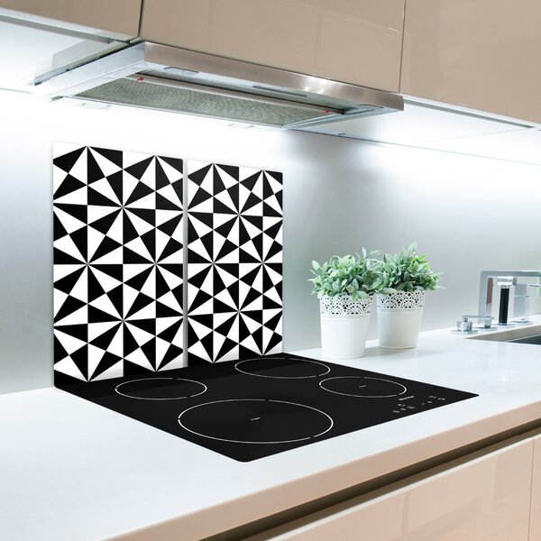 Tagliere in vetro Sfondo geometrico 60x52 cm